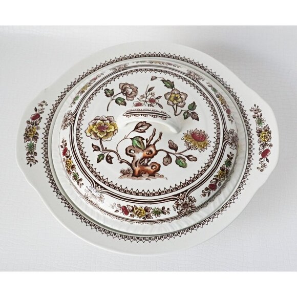 Vintage Wood & Sons DORSET Burslem Casserole Dish & Platter - Picture 4 of 10